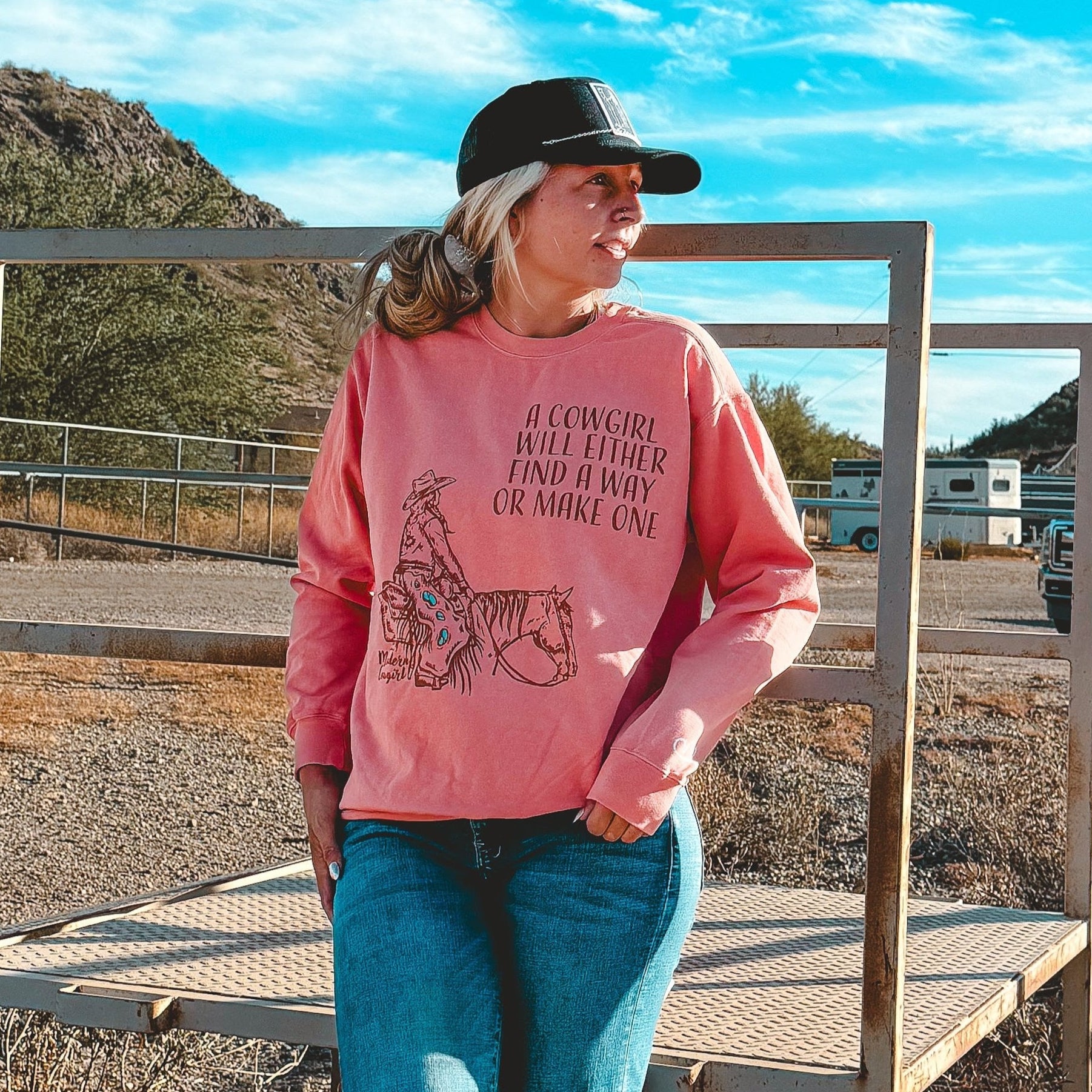 Cowgirl Way Crewneck Sweatshirt