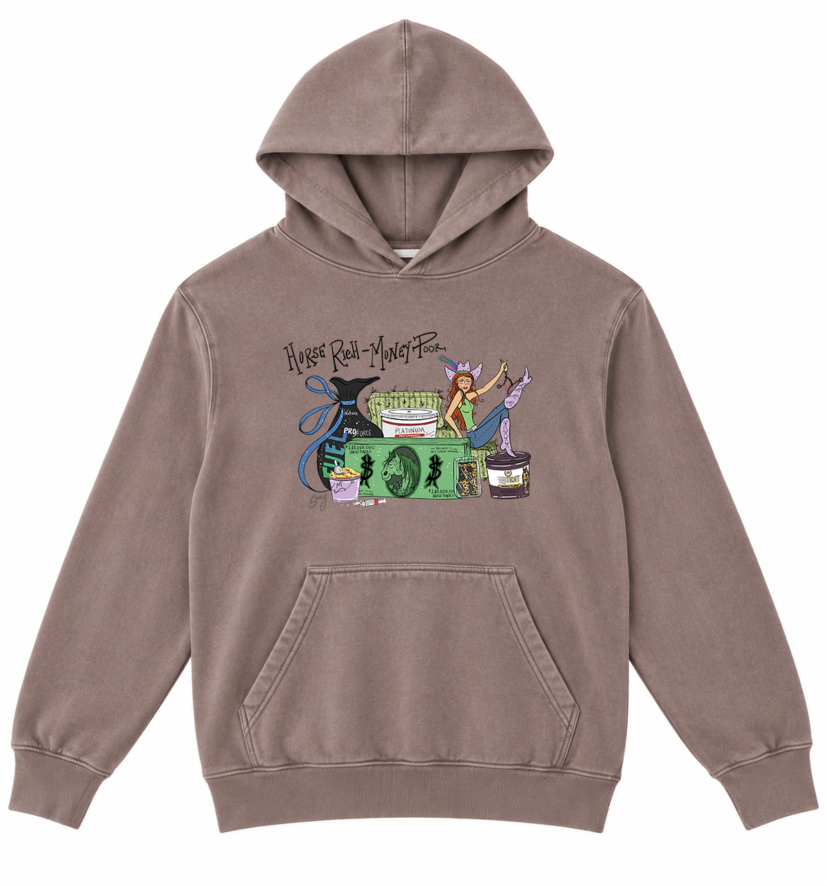 Feed Bill- Horse Rich Sweatshirt