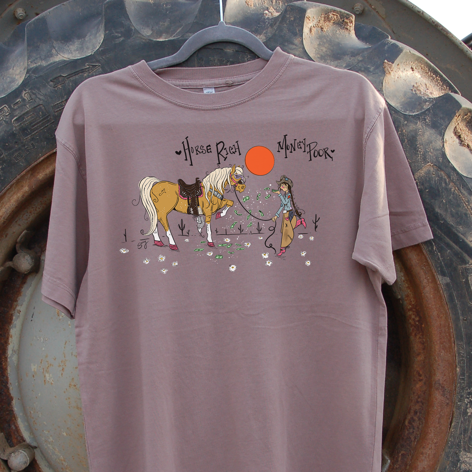 Blowing Money - Horse Rich Tee