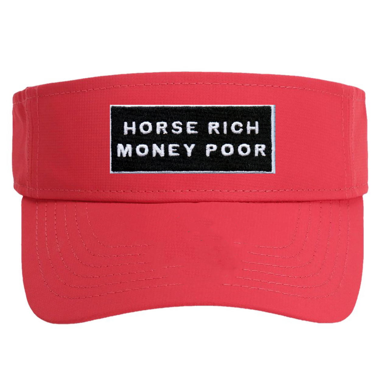 Horse Rich Money Poor Visor