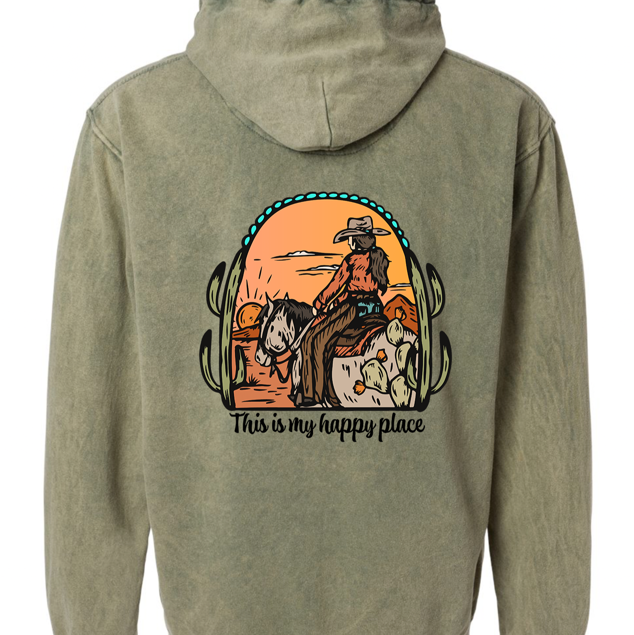 Happy Place Color Hoodie