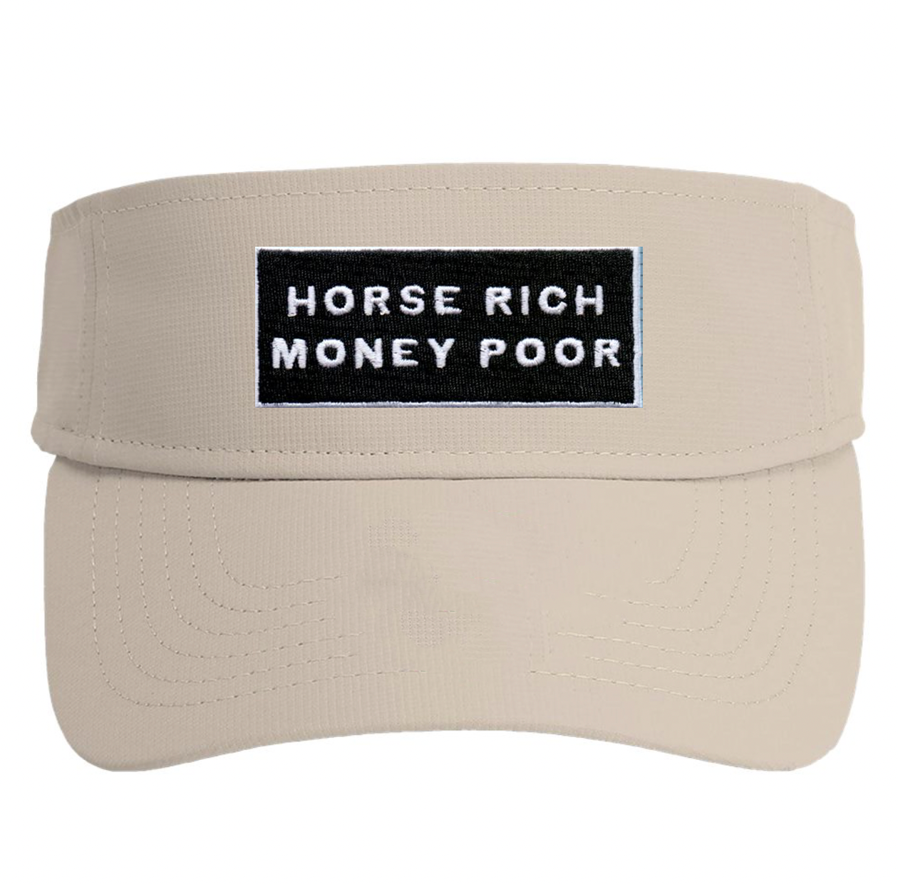 Horse Rich Money Poor Visor