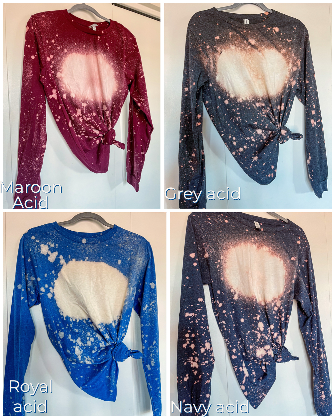 Custom Acid Wash Longsleeve - The Modern Cowgirl