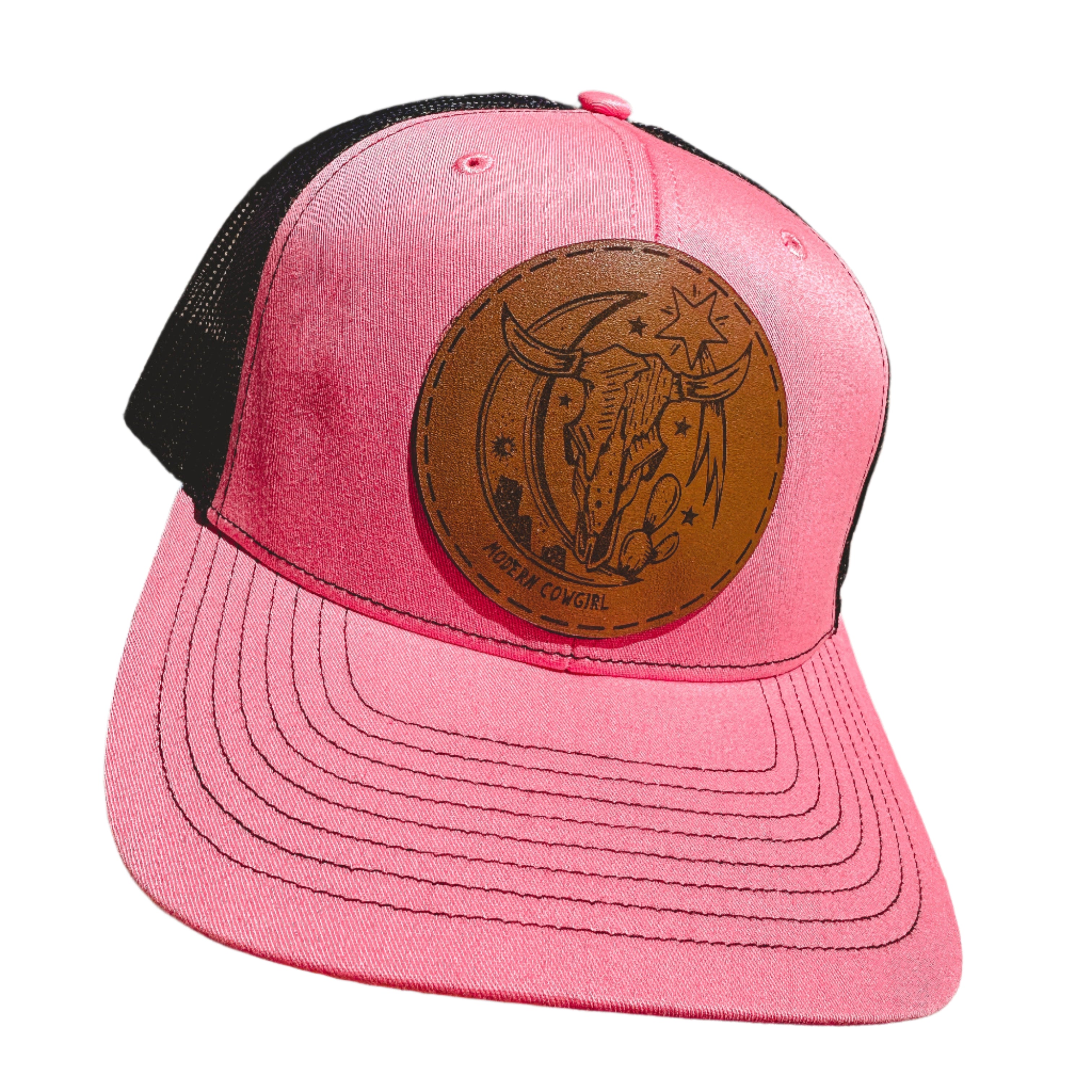 Desert Night Leather Patch Hat