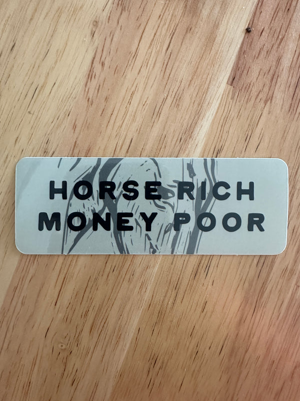 Horse Rich Sticker
