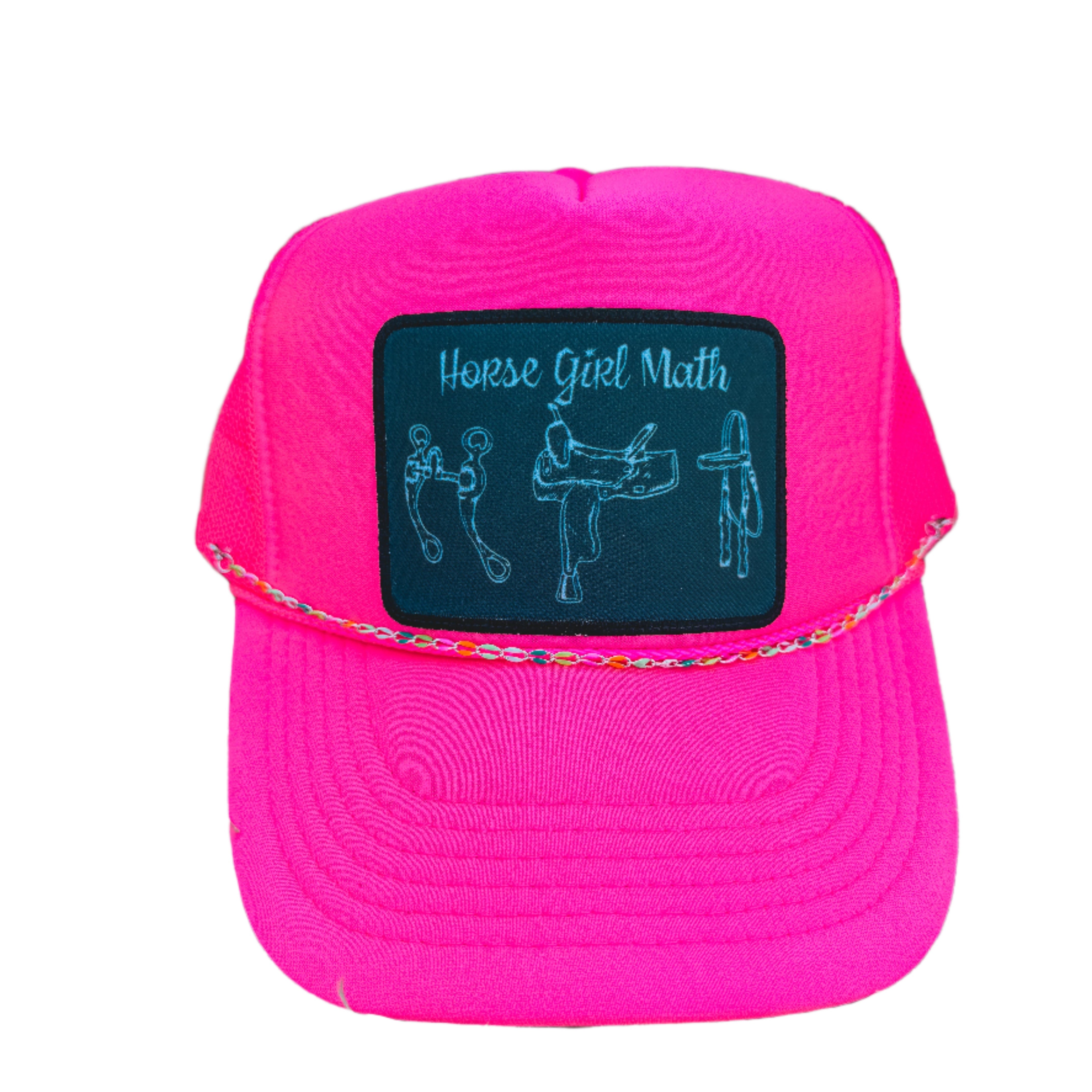 Horse Girl Math Patch Hat