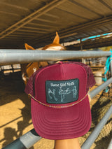 Horse Girl Math Patch Hat