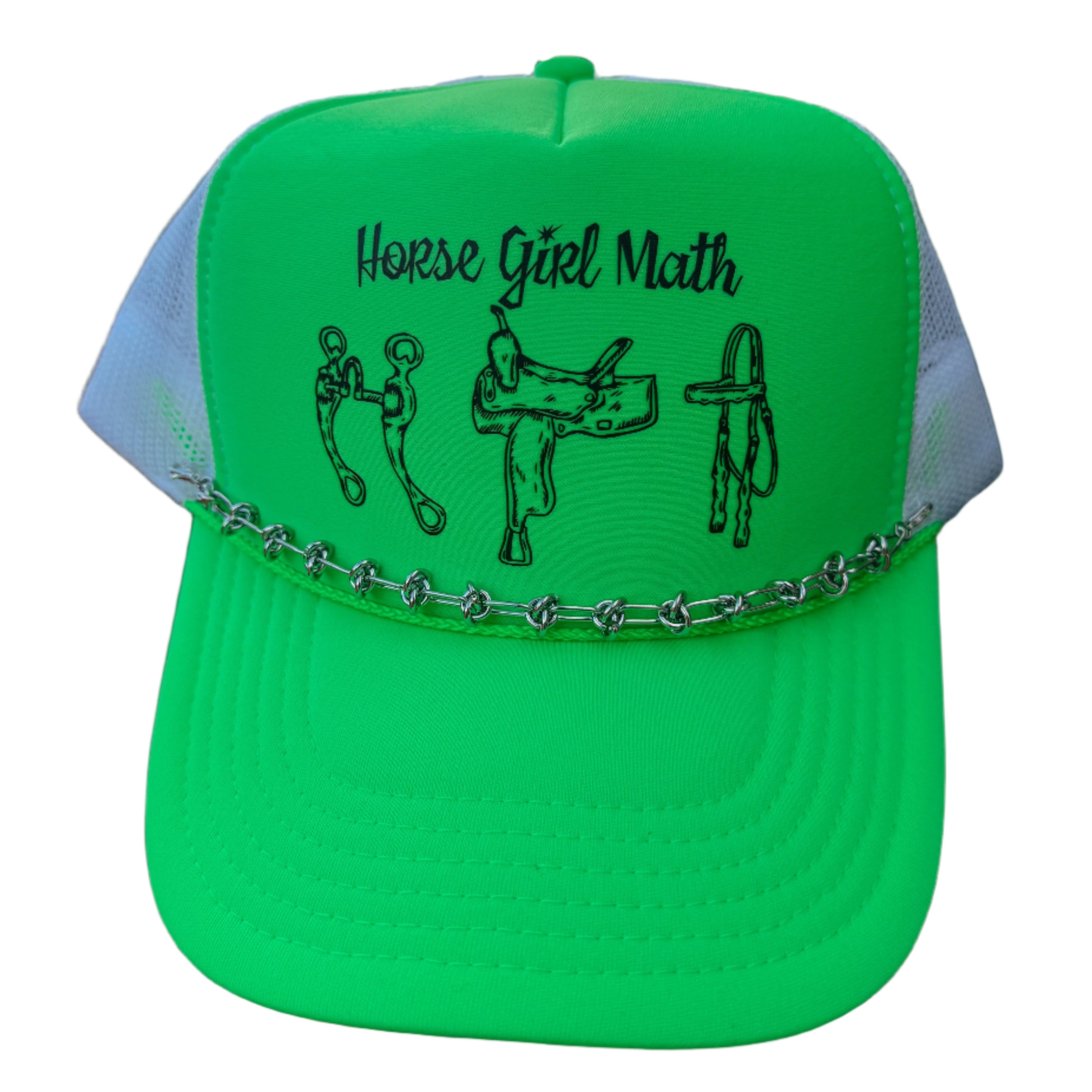 Horse Girl Math Foam Hat