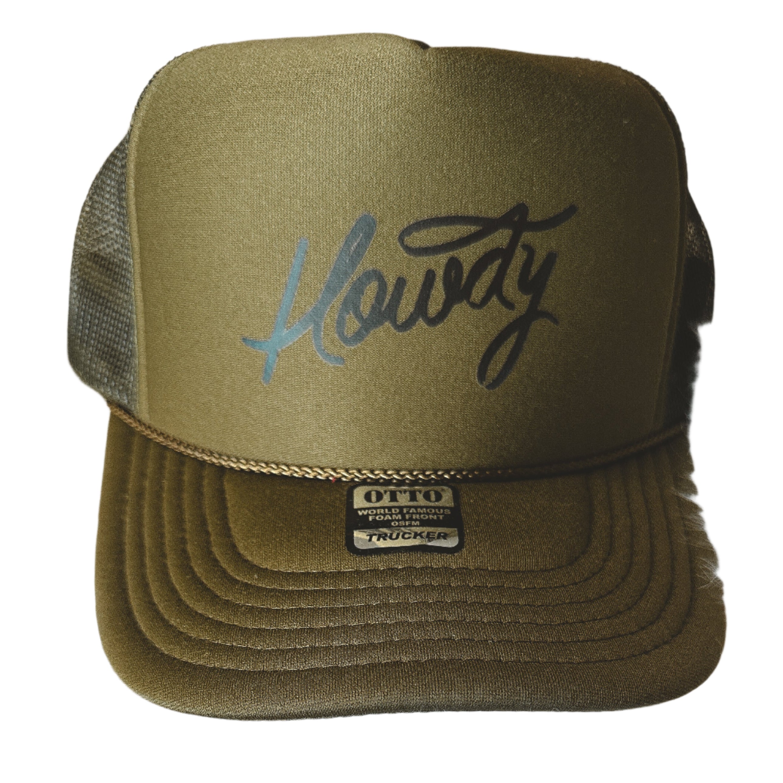 Howdy Army Foam Hat