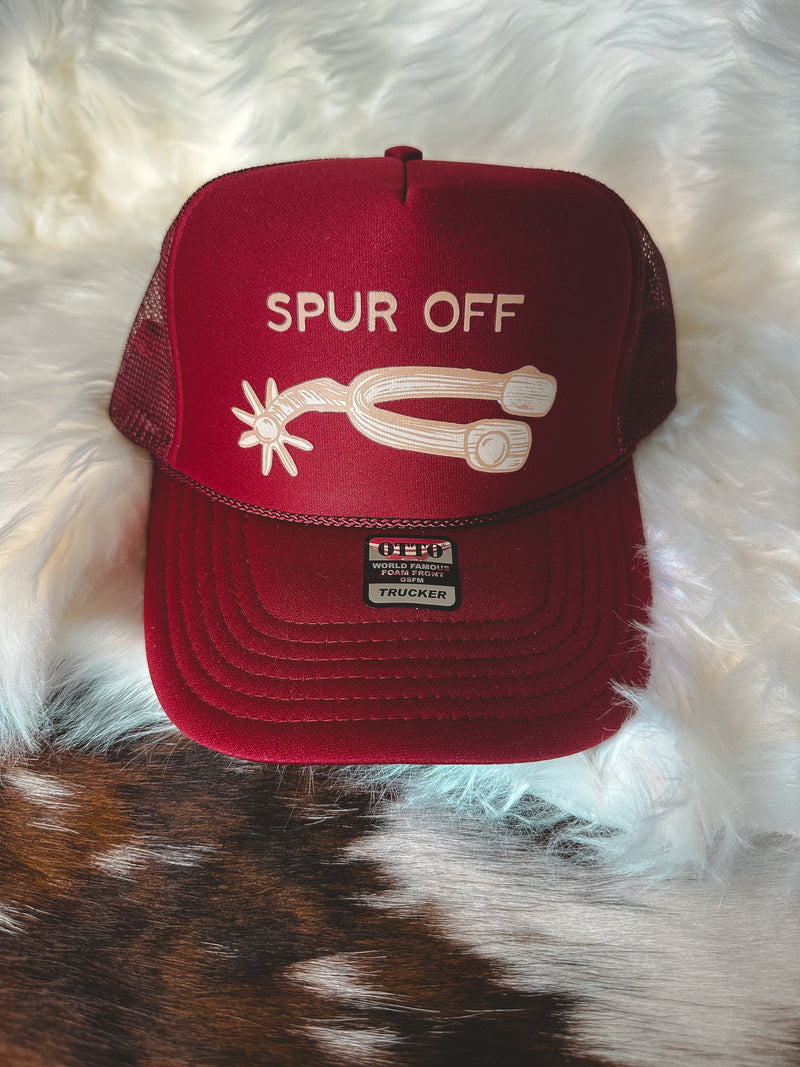 Spur Off Maroon Hat