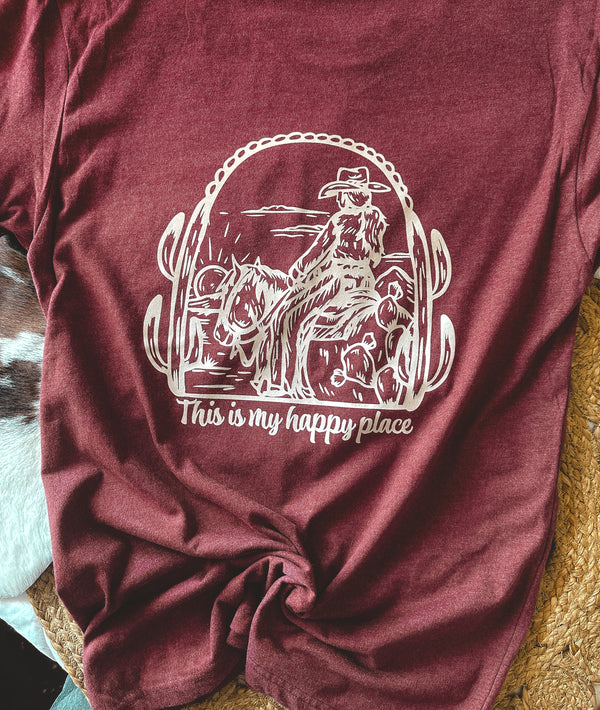 Happy Place Silhouette Tee