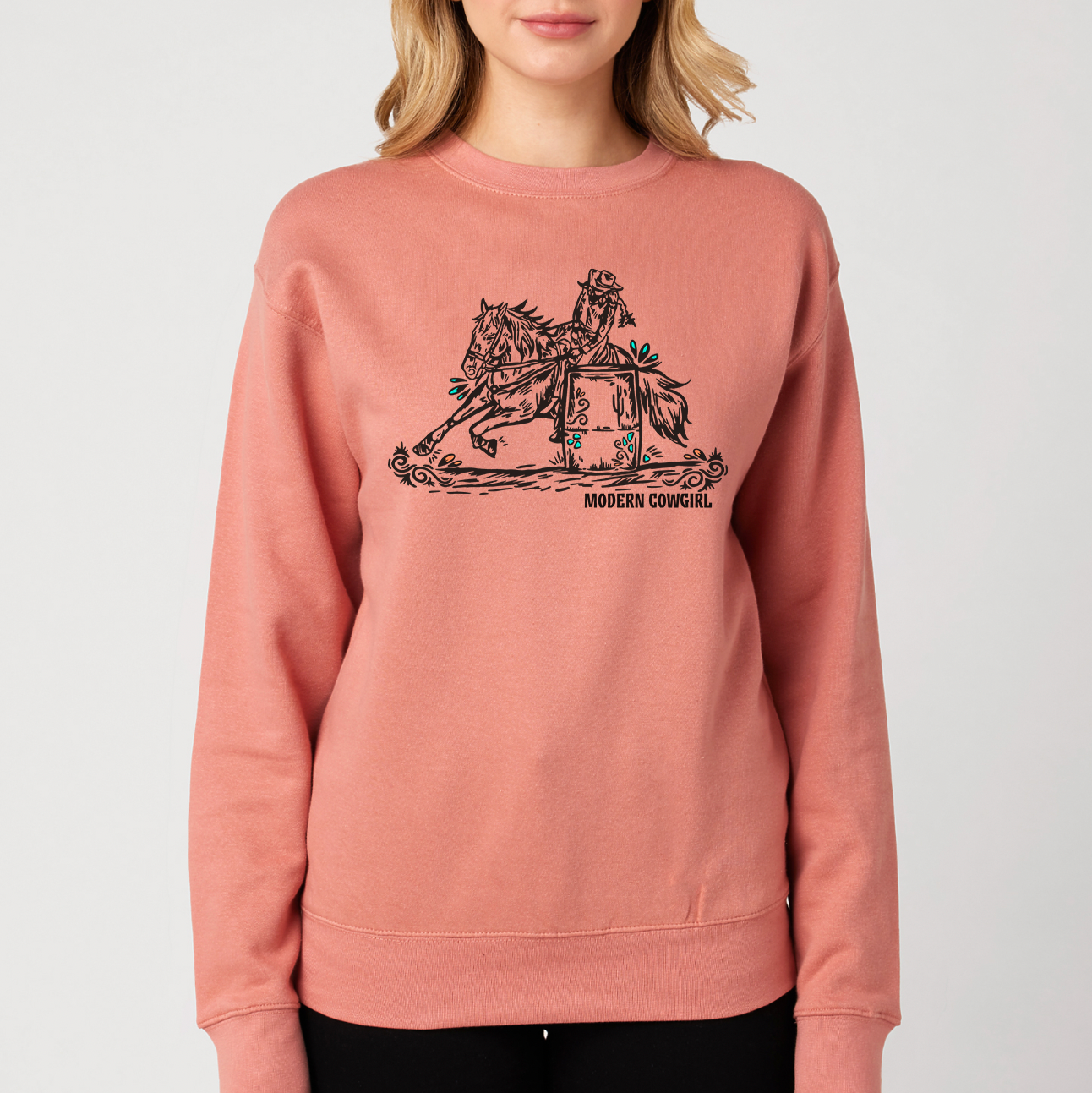 Barrel Racer Crewneck Sweatshirt