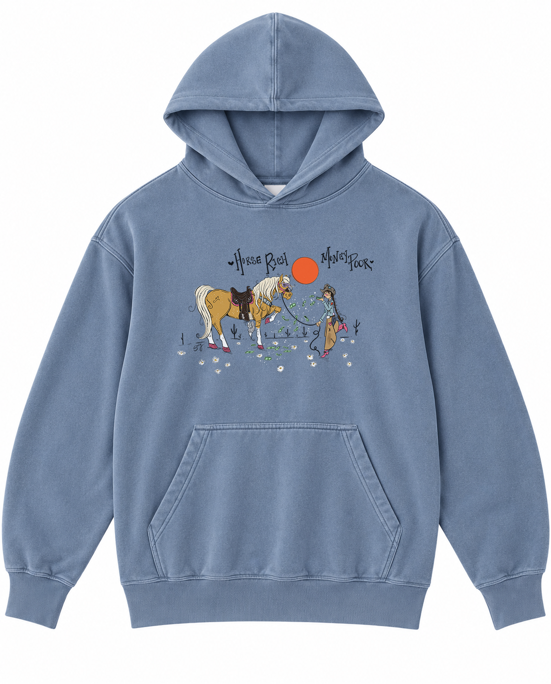 Blowing Money- Horse Rich Sweatshirt