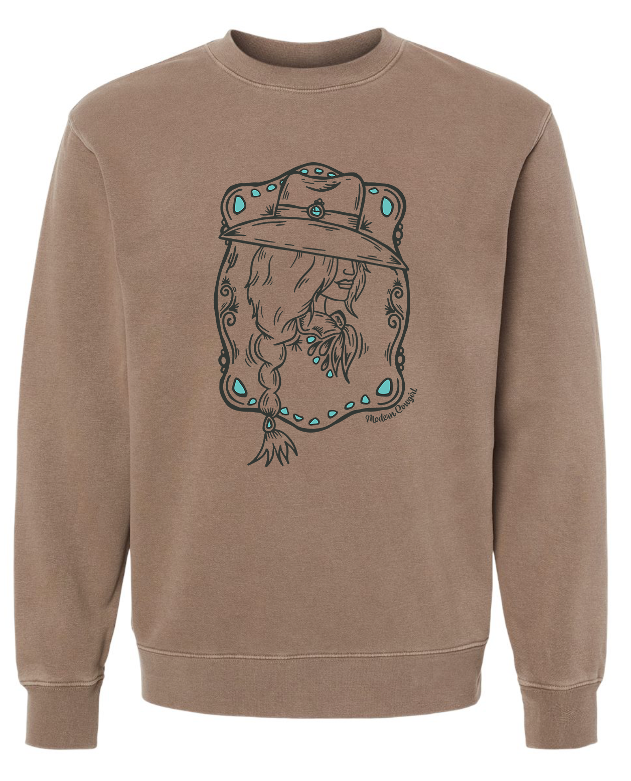 Gypsy Cowgirl Silhouette Crewneck Sweatshirt