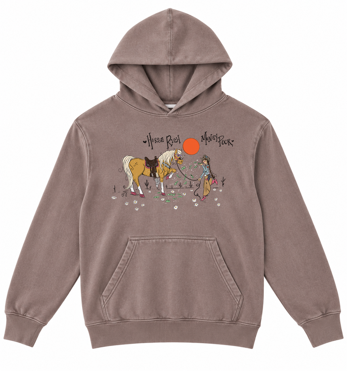 Blowing Money- Horse Rich Sweatshirt