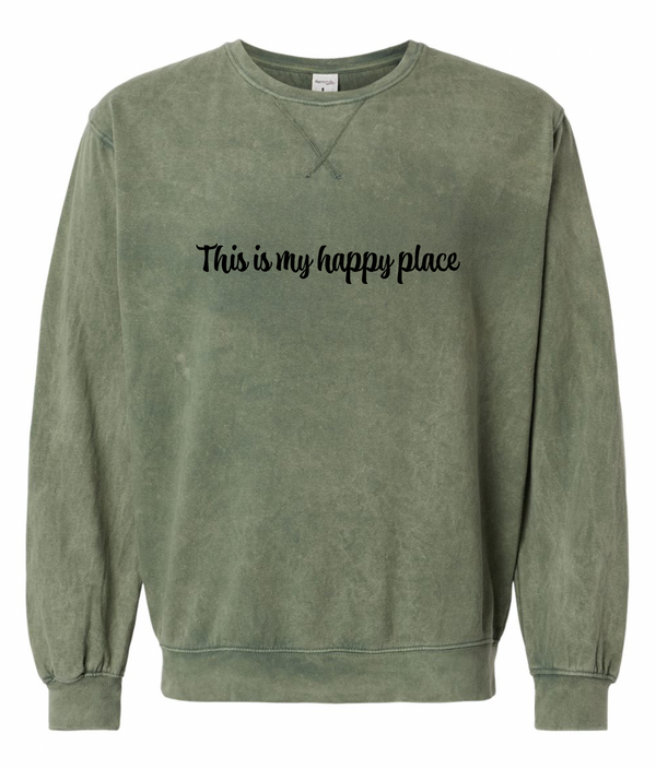 Happy Place Color Sweatshirt
