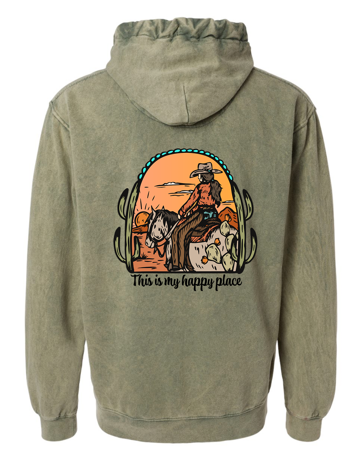 Happy Place Color Hoodie