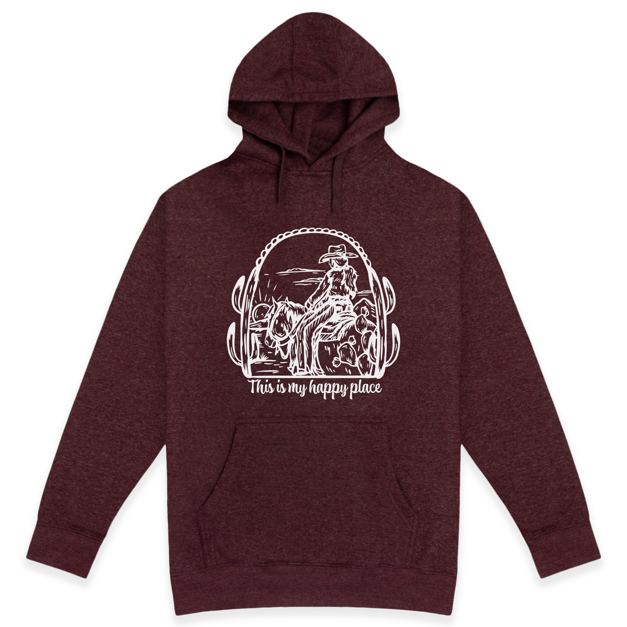 Happy Place Silhouette Hoodie