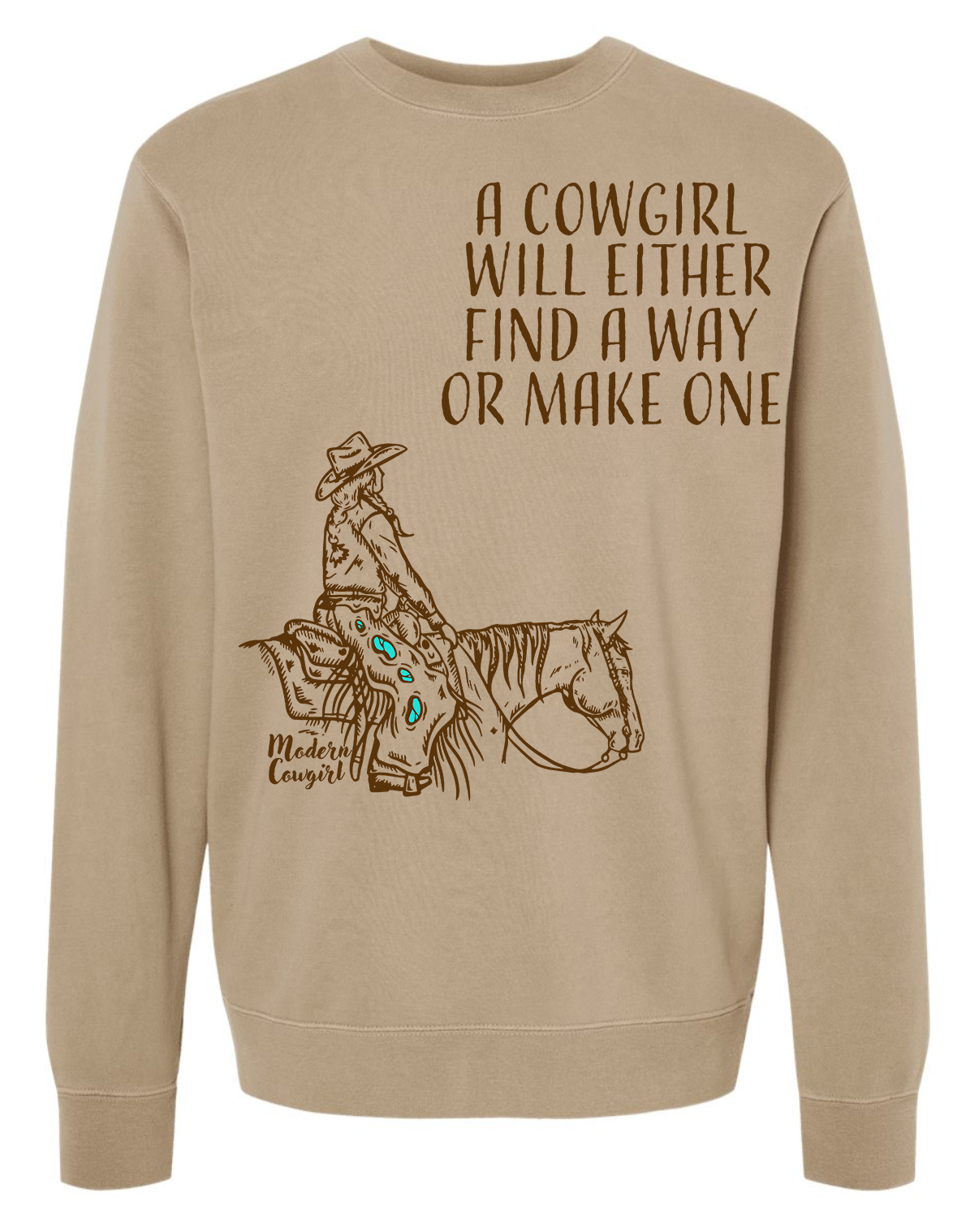 Cowgirl Way Crewneck Sweatshirt