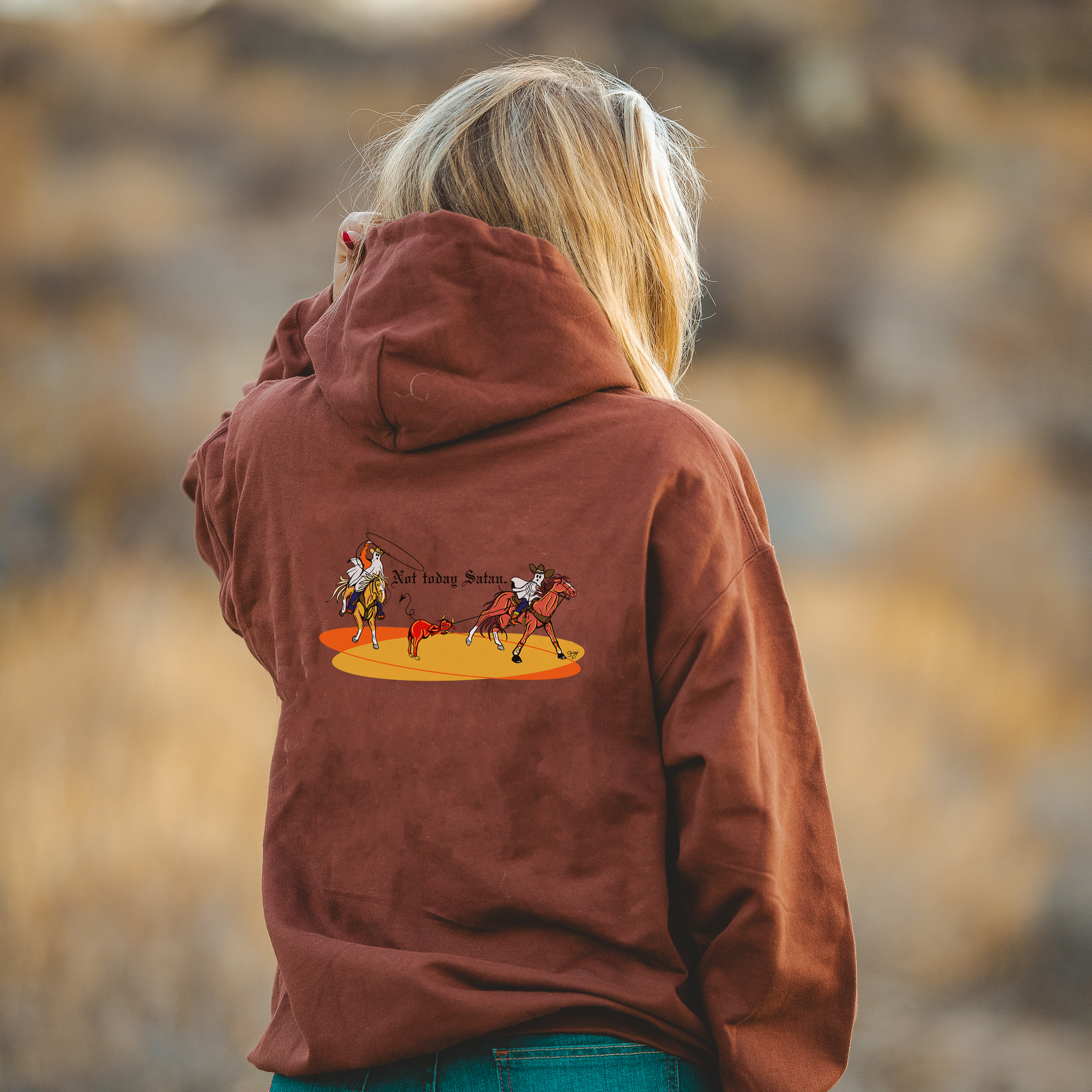 Not Today, Satan Hoodie