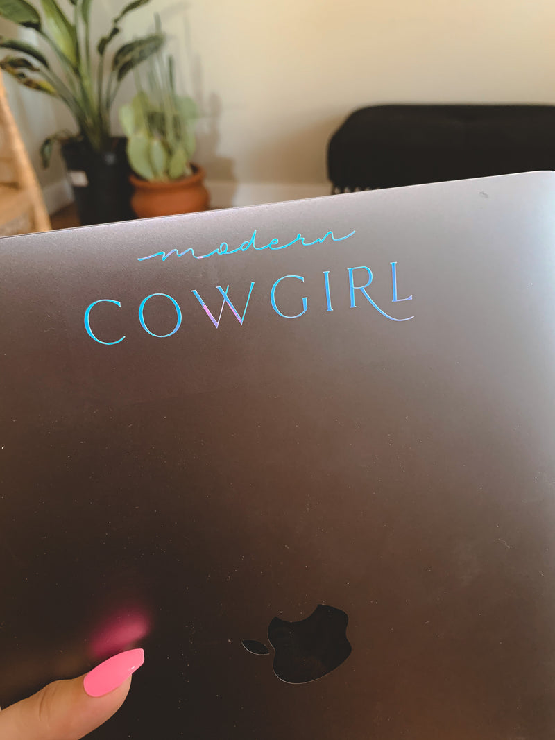 Modern Cowgirl Holographic Decal - Modern Cowgirl Presets