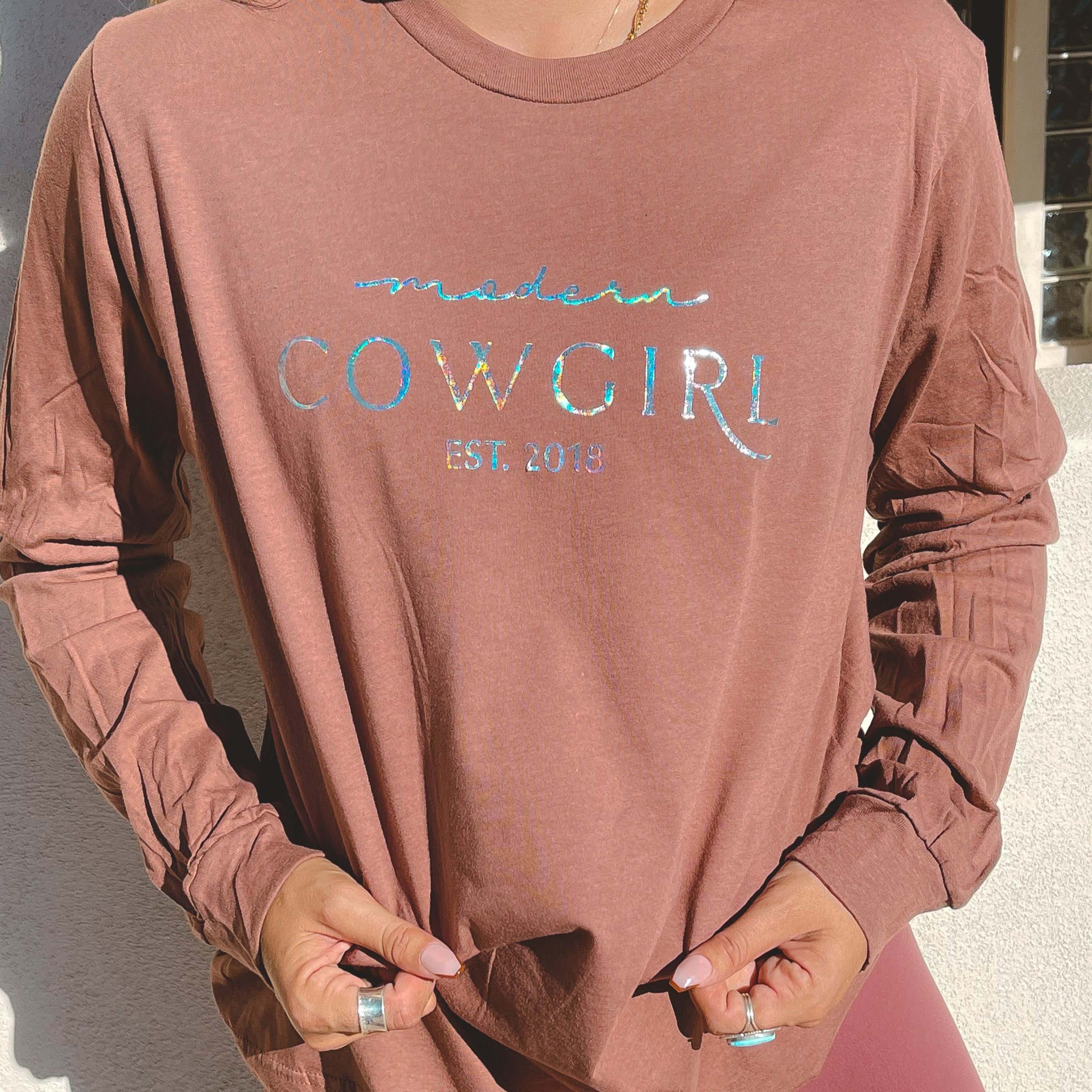 Modern Cowgirl Long Sleeve Tee