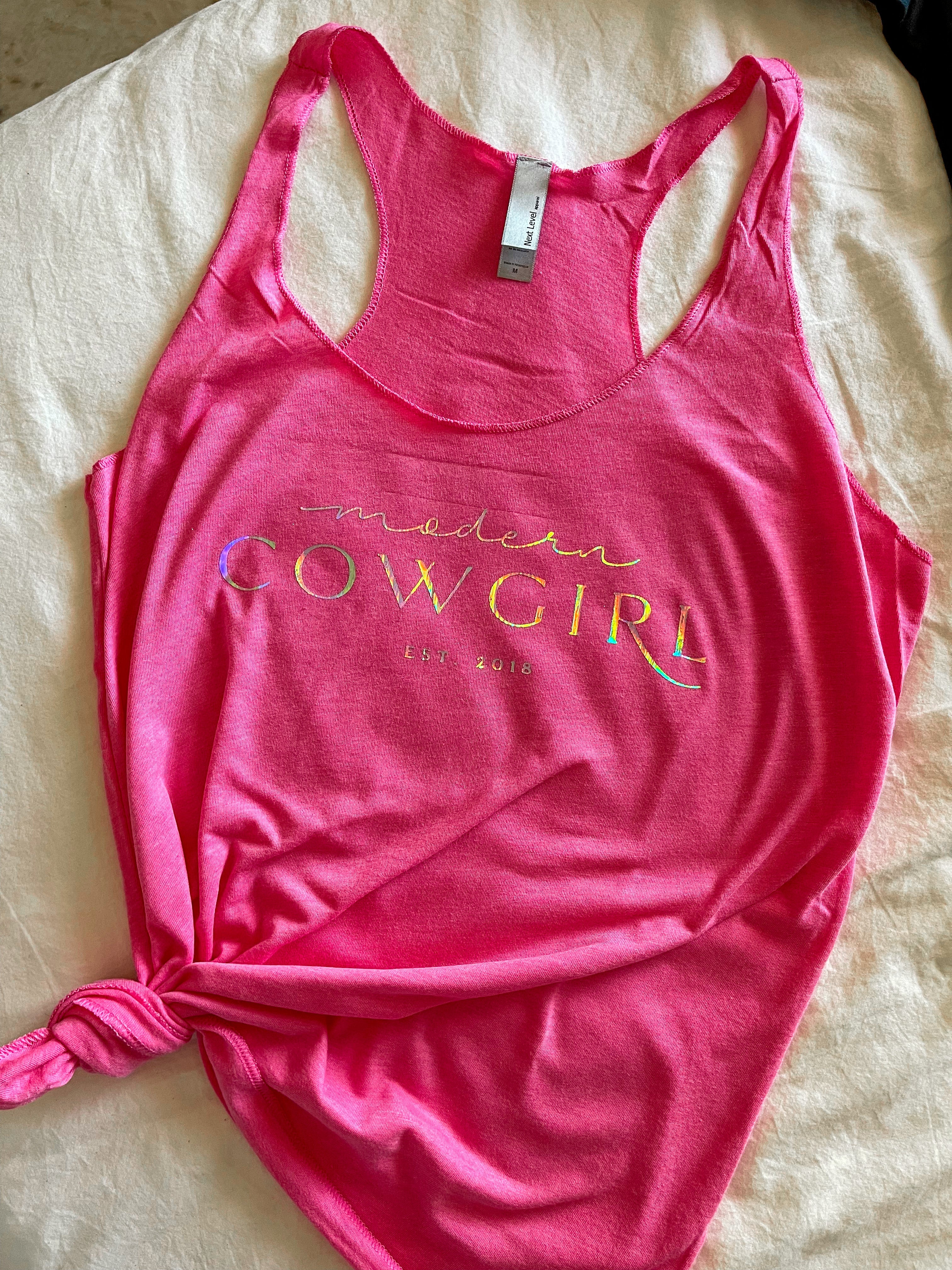 Custom Modern Cowgirl Razorback Tank - The Modern Cowgirl 