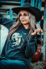 Let It Buck Hoodie - The Modern Cowgirl 