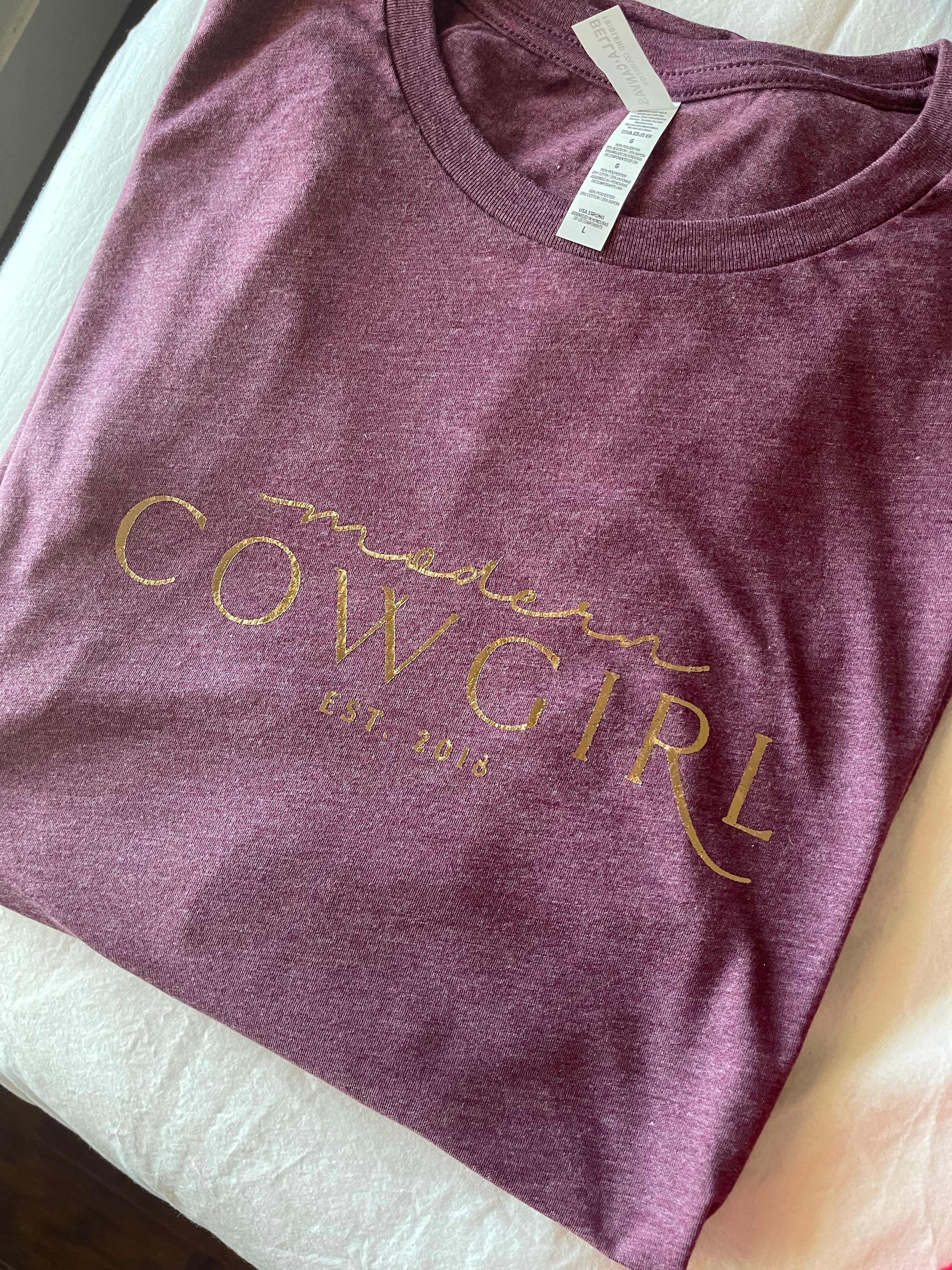 Custom Modern Cowgirl Long Sleeve Tee - The Modern Cowgirl 