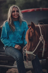 Tie Dye Crew Sweatshirt - The Modern Cowgirl 