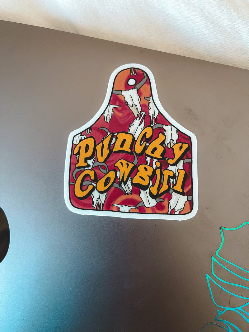 Punchy Sticker - The Modern Cowgirl 
