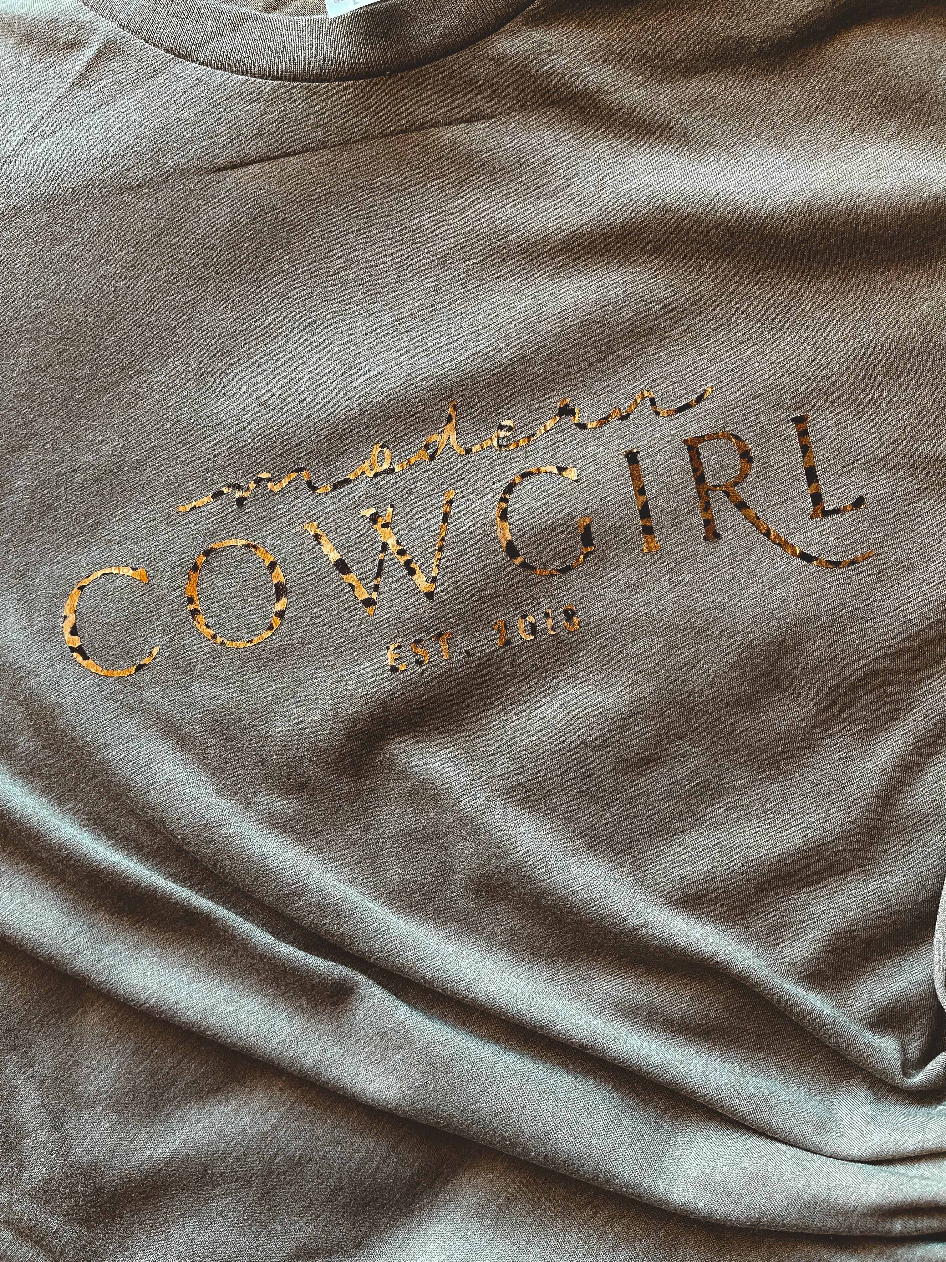 Metallic Cowgirl Tee - The Modern Cowgirl 