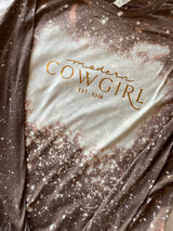 Custom Acid Wash Longsleeve - The Modern Cowgirl 