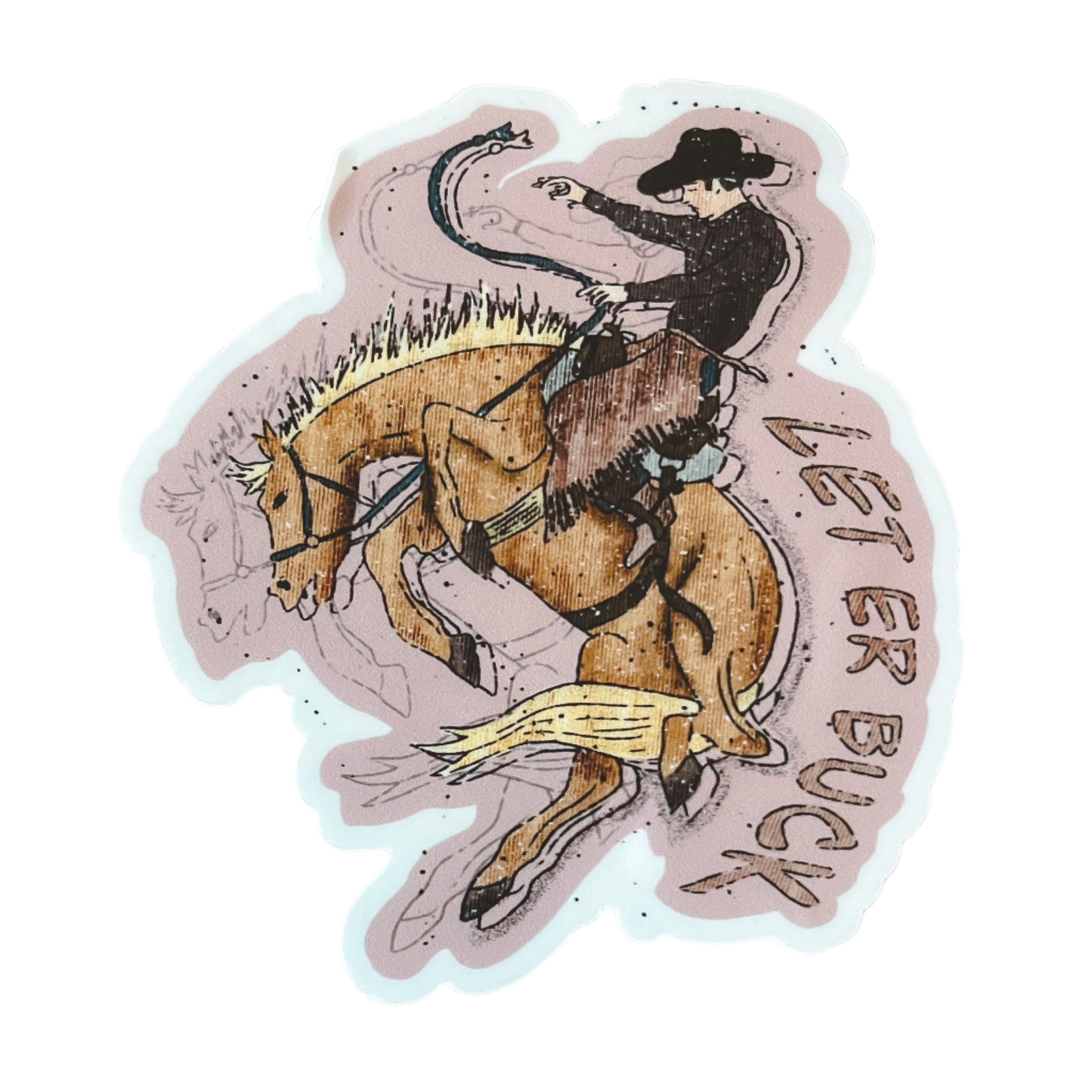 Let It Buck Sticker - The Modern Cowgirl 