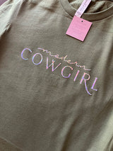 Custom Modern Cowgirl Long Sleeve Tee - The Modern Cowgirl 