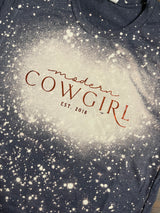 Cowgirl Acid Wash Longsleeve Tee - The Modern Cowgirl 